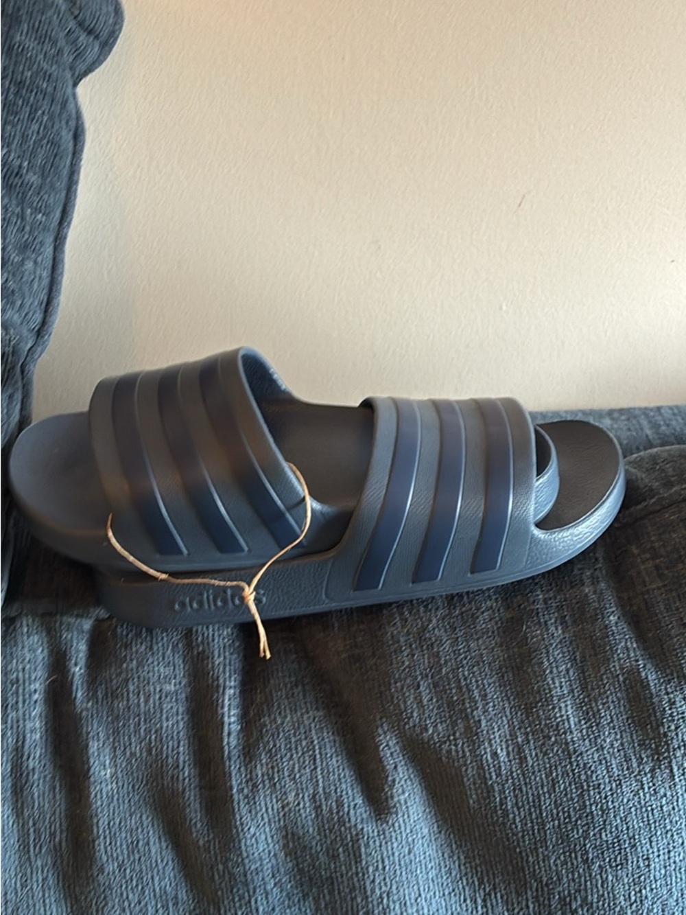 adidas Navy Blue Adilette Slide Sandals